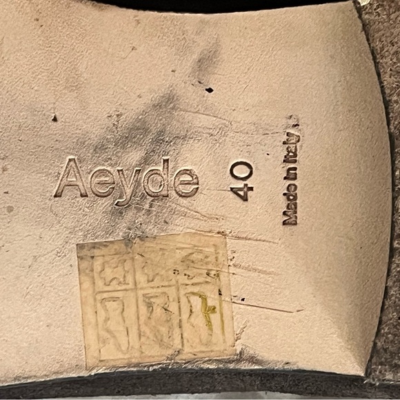 AEYDE Oscar Suede Penny Loafers in Moka Brown - Size 40 - Picture 8 of 11